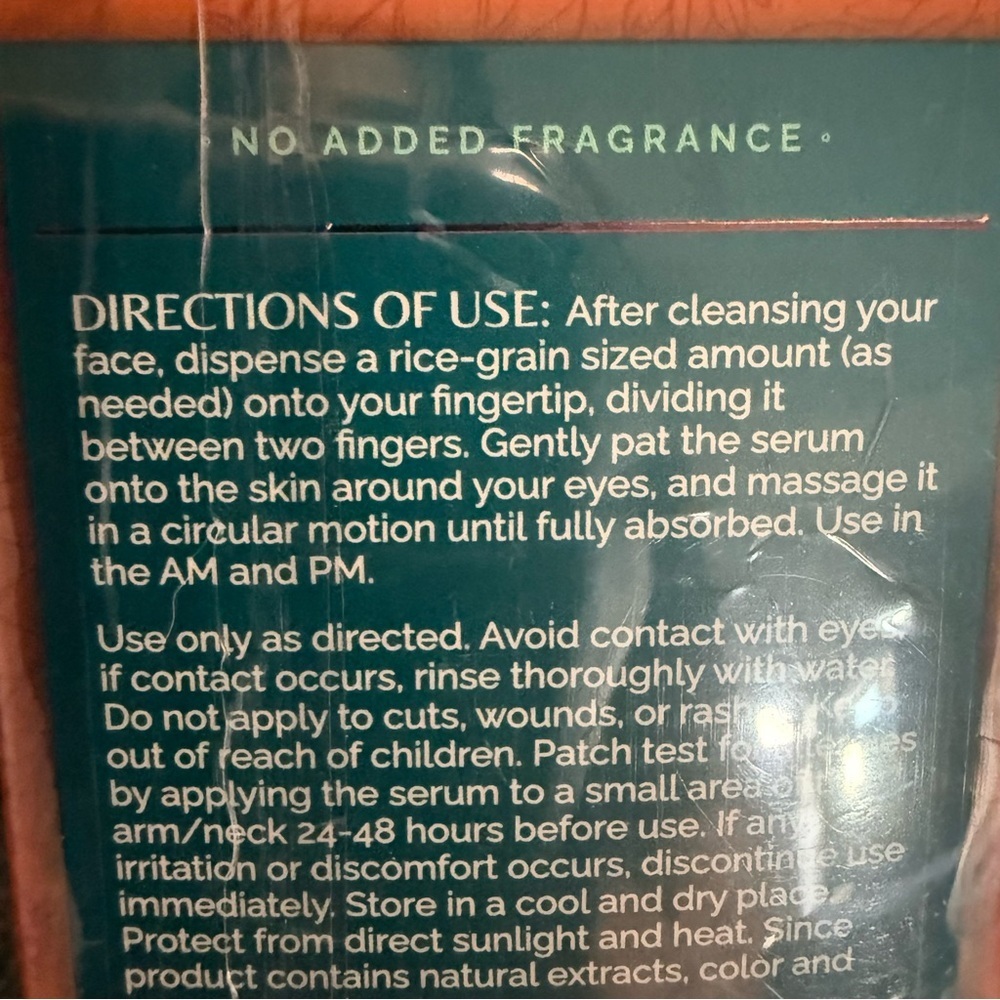 NWB sealed Modernica Naturals shade-erase under eye serum (15 ml) - Picture 6 of 10